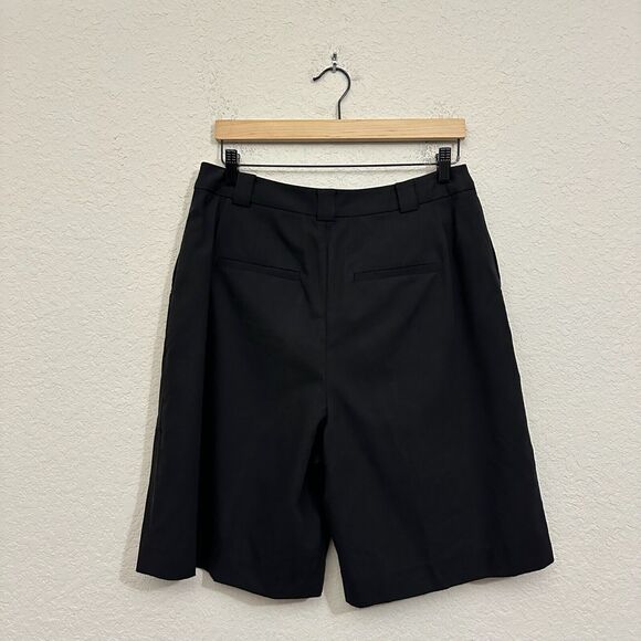 NWT Nique Lita Cotton Tencel Tailored Shorts in Black - Picture 10 of 16
